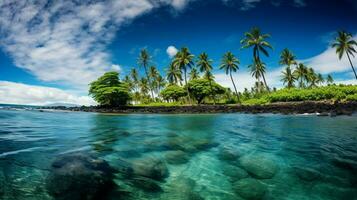 immagine blu oceano Hawaii foto