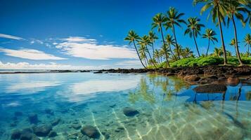 immagine blu oceano Hawaii foto