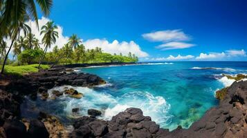 immagine blu oceano Hawaii foto