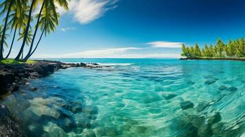 immagine blu oceano Hawaii foto
