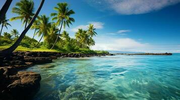 immagine blu oceano Hawaii foto