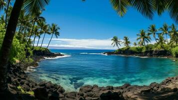 immagine blu oceano Hawaii foto