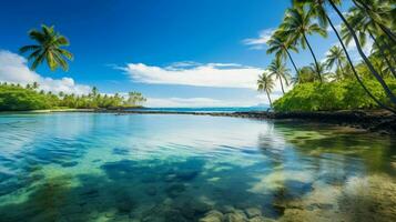 immagine blu oceano Hawaii foto