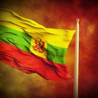 bandiera di Guinea alto qualità 4k ultra h foto