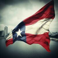 bandiera di Panama alto qualità 4k ultra h foto