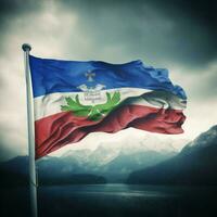bandiera di slovenia alto qualità 4k ultra foto
