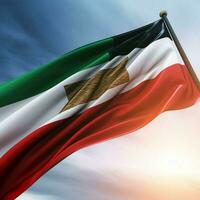 bandiera di unito arabo Emirates il alto foto