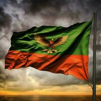 bandiera di Zambia alto qualità 4k ultra h foto