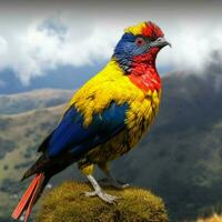 nazionale uccello di ecuador alto qualità 4k ultra h foto