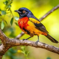 nazionale uccello di mozambico alto qualità 4k ultr foto