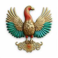nazionale uccello di tagikistan alto qualità 4k ultr foto