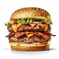 foto di Hamburger e cheeseburger e Bacon