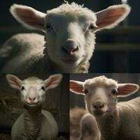 Prodotto scatti di agnello alto qualità 4k ultra HD h foto