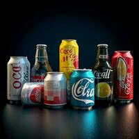 Prodotto scatti di rc Coca Cola alto qualità 4k ultra h foto