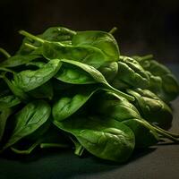 Prodotto scatti di spinaci alto qualità 4k ultra h foto