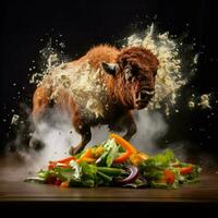 Prodotto scatti di un' veloce otturatore velocità cibo fotografia foto