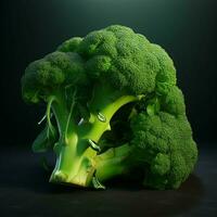 broccoli alto qualità 4k hdr foto