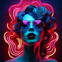 ipnotizzante neon visioni quello sfidare la realtà foto