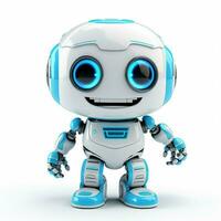 robot emoji su bianca sfondo alto qualità 4k hdr foto