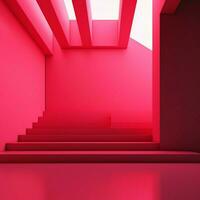 caldo rosa minimalista sfondo alto qualità 4k hdr foto