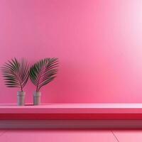 caldo rosa minimalista sfondo alto qualità 4k hdr foto