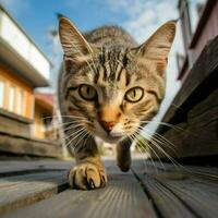 foto di gatto diverso telecamera angolo pieno tiro alto qualità