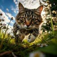 foto di gatto diverso telecamera angolo pieno tiro alto qualità