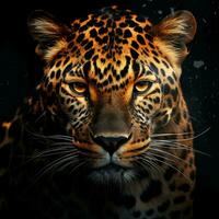 leopardo sfondo HD foto