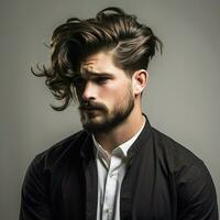 uomo capelli stile foto