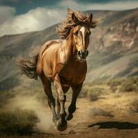 foto di cavallo pieno tiro alto qualità hdr 16k ultra HD