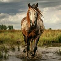 foto di cavallo pieno tiro alto qualità hdr 16k ultra HD