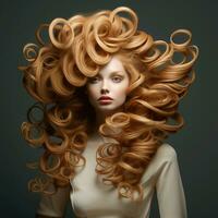 donna capelli stile foto