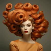 donna capelli stile foto