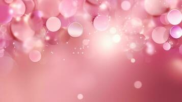 astratto rosa bokeh sfondo, cosmetico sfondo foto