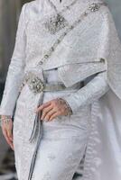 bellissimo tailandese ragazza nel tailandese tradizionale costume.sposa tailandese ragazza Bellissima. foto