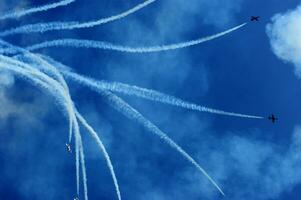 aereo Schermo di il tricolore frecce foto