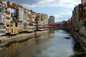 città di Girona, vecchio parte di il città foto