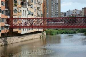 città di Girona, vecchio parte di il città foto