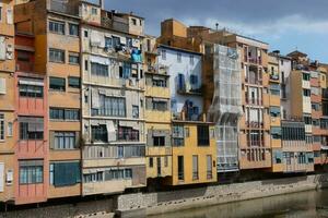 città di Girona, vecchio parte di il città foto