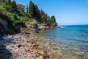 veduta di una caletta a porto santo stefano foto