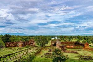 vat phou,wat phu è patrimonio mondiale dell'unesco a champasak, nel sud del laos. foto