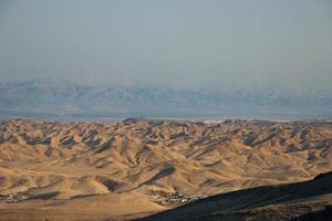 vista del deserto del deserto della Giudea, israele foto