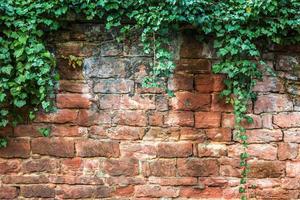 struttura del fondo del muro di mattoni di pietra del grunge foto