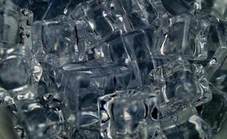 cubetti di ghiaccio, foto ravvicinata