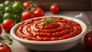 foto ketchup o pomodoro salsa con fresco pomodoro 1