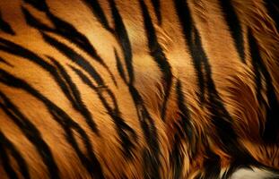 pelliccia selvaggio tigre. creare ai foto