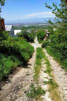 natura, orizzonte che scende, villaggio foto