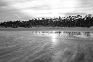 scene della spiaggia della Carolina del sud dell'isola di caccia foto