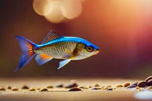 foto sfondo il cielo, pesce, il mare, il mare, il mare, il mare,. ai-generato