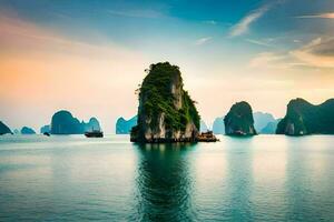 il migliore posti per visitare nel Vietnam. ai-generato foto